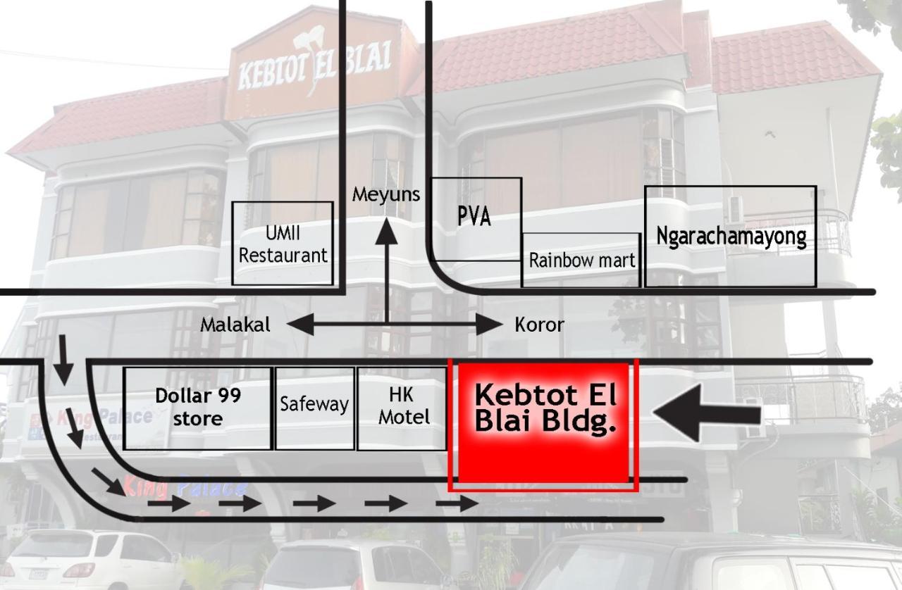 Paradise Comfort Hotel Koror village Exterior foto